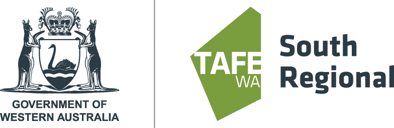 Tafe Wa Logo Sregional Colour Print White